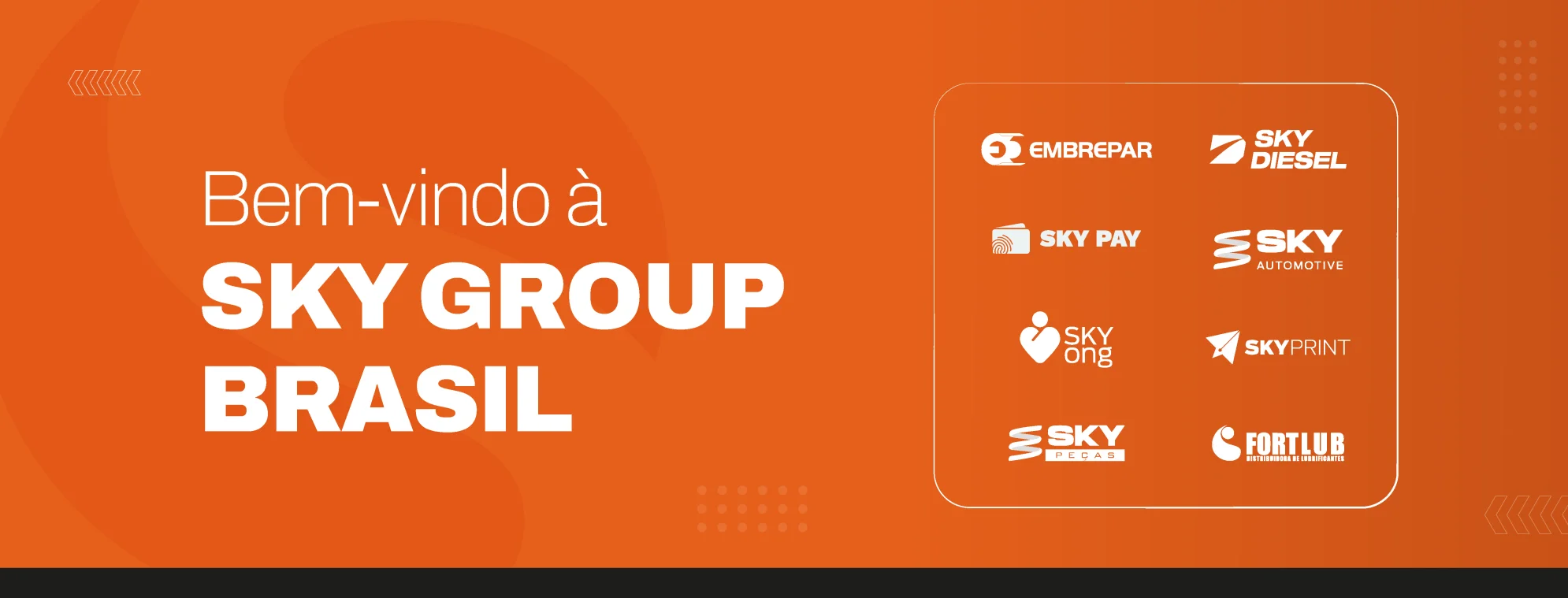 Banner principal da Sky Group - <?php echo e(Sky Group Brasil); ?>